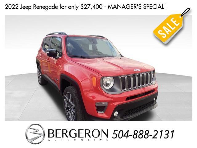 new 2022 Jeep Renegade car, priced at $27,400
