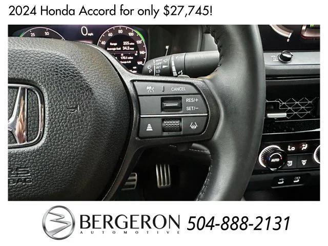 used 2024 Honda Accord Hybrid car, priced at $27,745