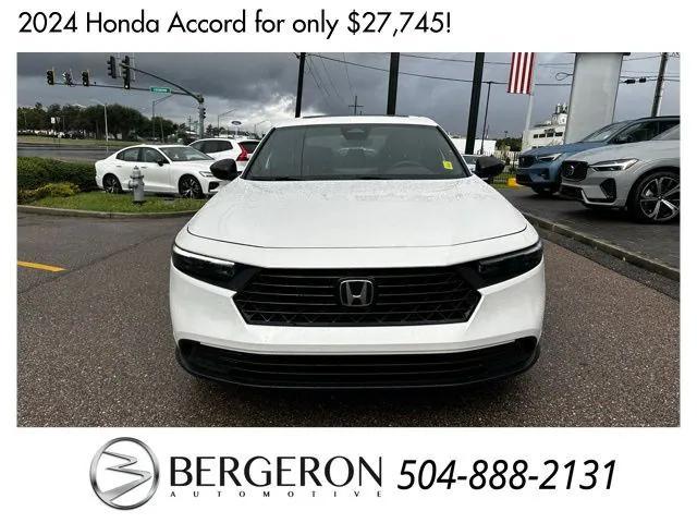 used 2024 Honda Accord Hybrid car, priced at $27,745