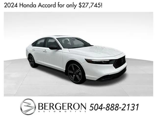 used 2024 Honda Accord Hybrid car, priced at $27,745