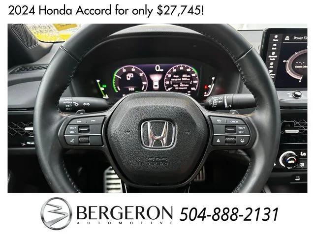 used 2024 Honda Accord Hybrid car, priced at $27,745