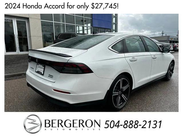 used 2024 Honda Accord Hybrid car, priced at $27,745