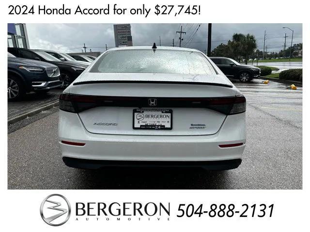 used 2024 Honda Accord Hybrid car, priced at $27,745