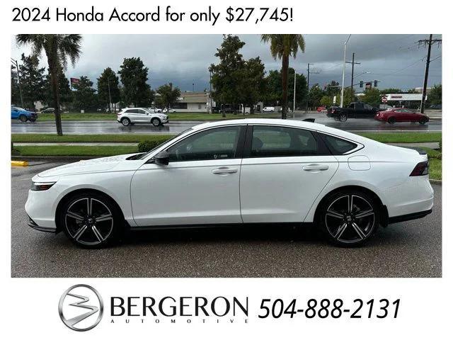 used 2024 Honda Accord Hybrid car, priced at $27,745