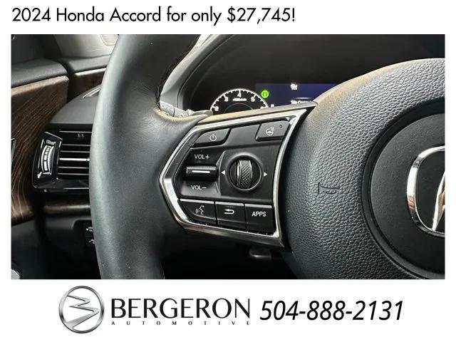 used 2024 Honda Accord Hybrid car, priced at $27,745