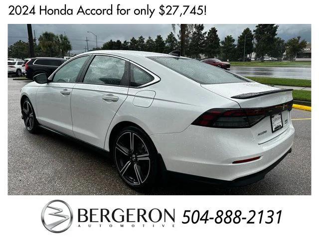 used 2024 Honda Accord Hybrid car, priced at $27,745