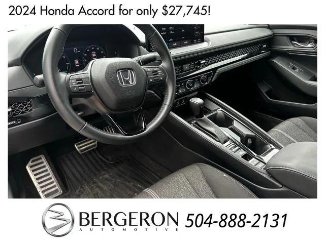 used 2024 Honda Accord Hybrid car, priced at $27,745