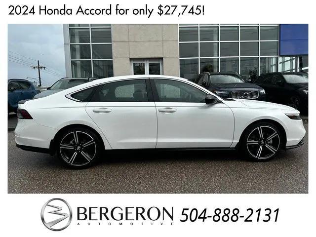 used 2024 Honda Accord Hybrid car, priced at $27,745