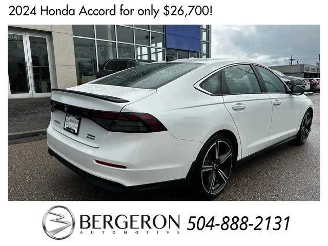 used 2024 Honda Accord Hybrid car, priced at $26,700