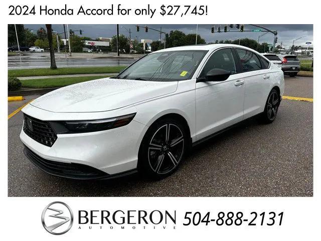 used 2024 Honda Accord Hybrid car, priced at $27,745