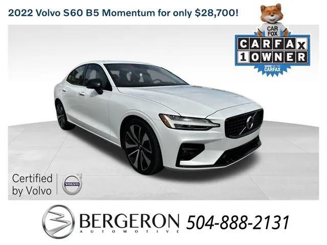 used 2022 Volvo S60 car, priced at $28,700