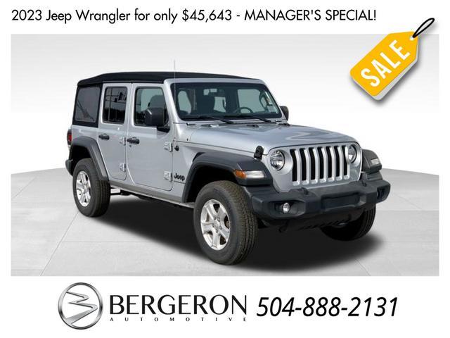 new 2023 Jeep Wrangler car, priced at $45,643