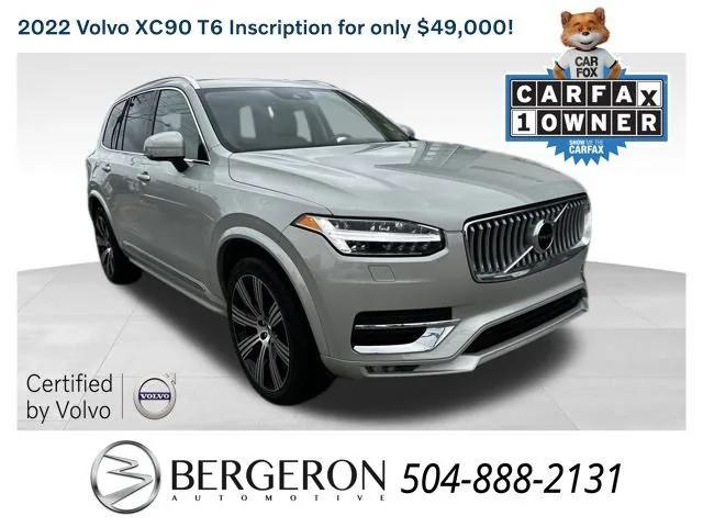 used 2022 Volvo XC90 car, priced at $49,000