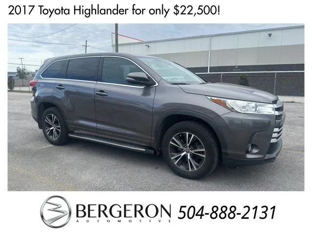 used 2017 Toyota Highlander car, priced at $22,500