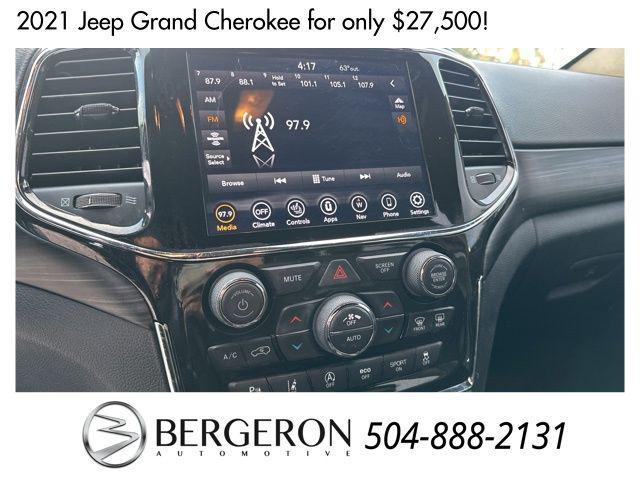 used 2021 Jeep Grand Cherokee car, priced at $27,500