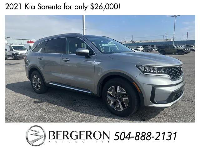 used 2021 Kia Sorento Hybrid car, priced at $26,000