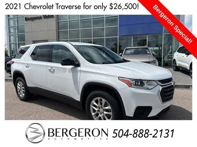 used 2021 Chevrolet Traverse car, priced at $26,500