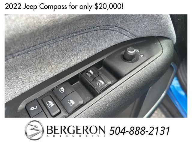 used 2022 Jeep Compass car, priced at $20,000