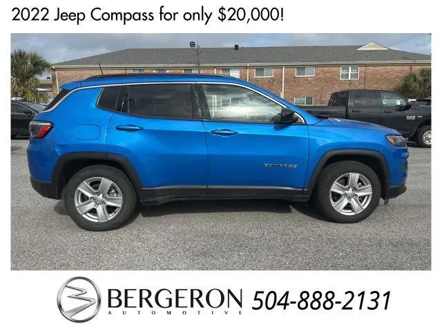 used 2022 Jeep Compass car, priced at $20,000