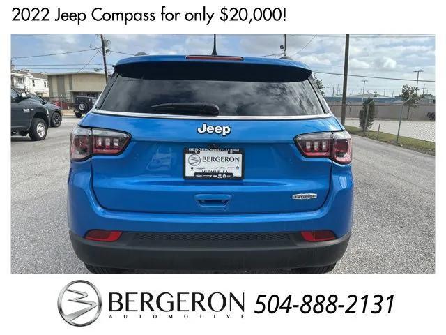 used 2022 Jeep Compass car, priced at $20,000