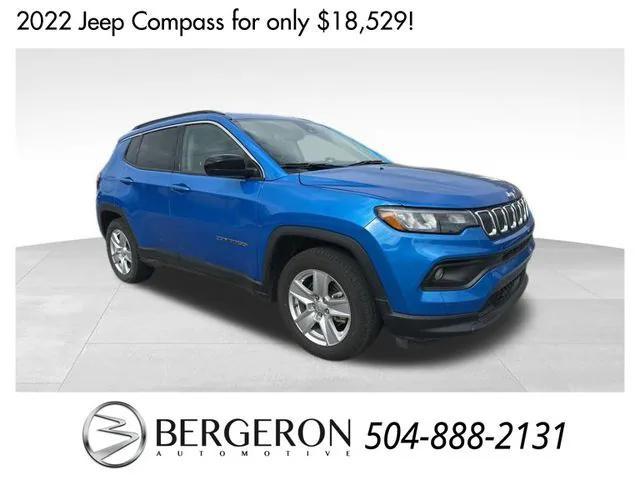 used 2022 Jeep Compass car, priced at $18,529