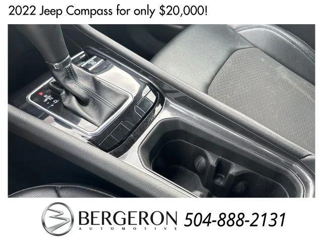 used 2022 Jeep Compass car, priced at $20,000