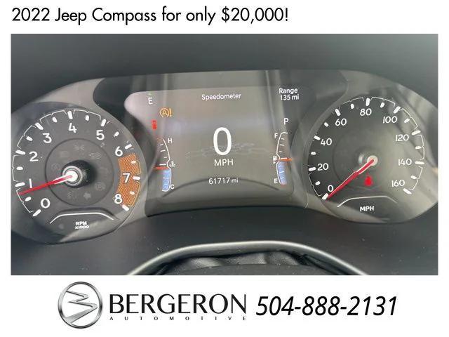 used 2022 Jeep Compass car, priced at $20,000