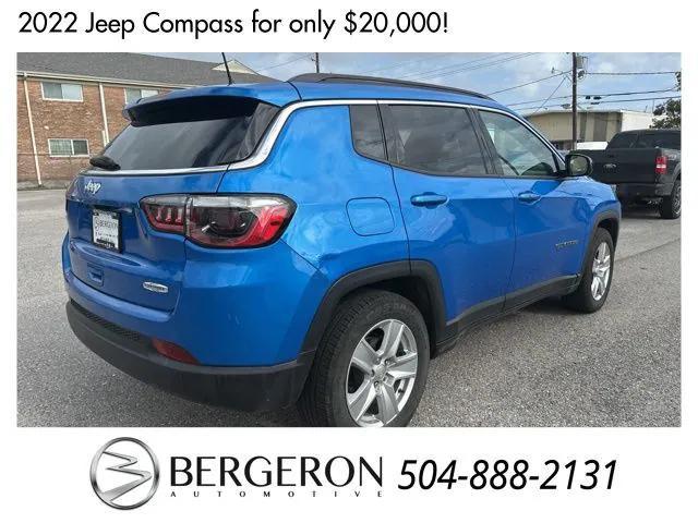 used 2022 Jeep Compass car, priced at $20,000