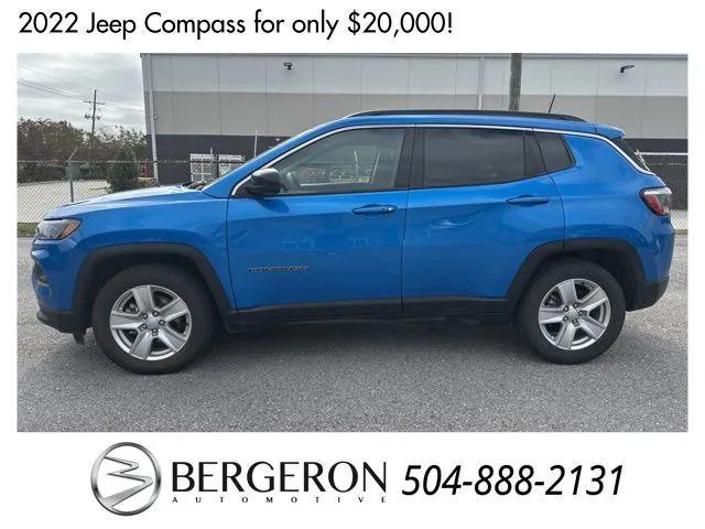 used 2022 Jeep Compass car, priced at $20,000