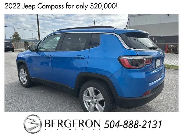 used 2022 Jeep Compass car, priced at $20,000