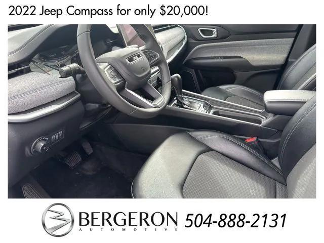 used 2022 Jeep Compass car, priced at $20,000