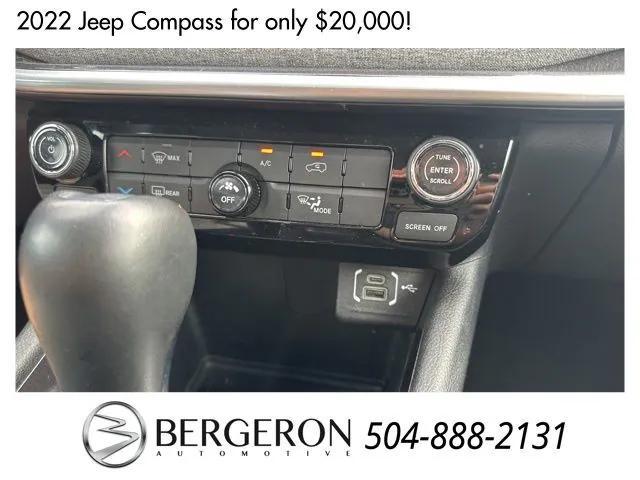 used 2022 Jeep Compass car, priced at $20,000