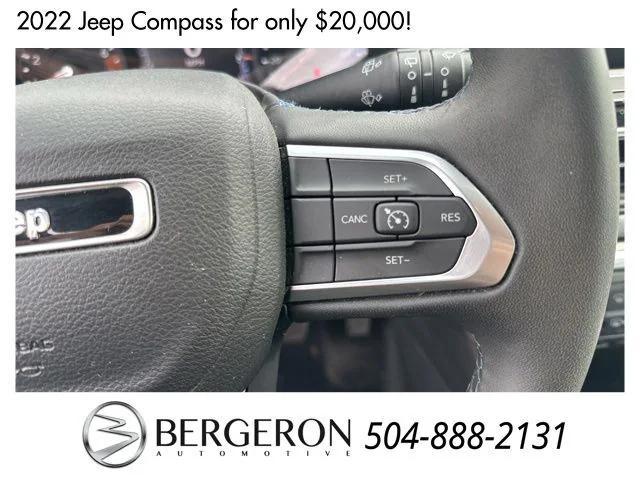 used 2022 Jeep Compass car, priced at $20,000