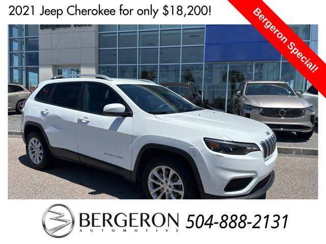 used 2021 Jeep Cherokee car, priced at $18,200