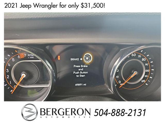 used 2021 Jeep Wrangler Unlimited car, priced at $31,500