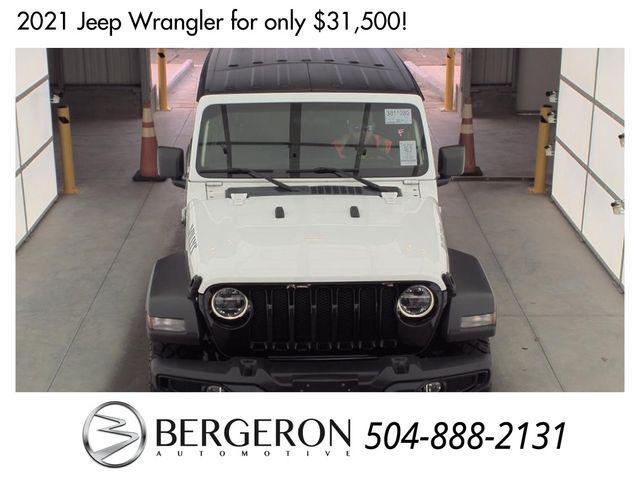 used 2021 Jeep Wrangler Unlimited car, priced at $31,500