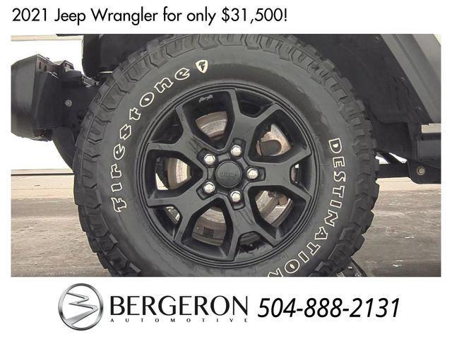 used 2021 Jeep Wrangler Unlimited car, priced at $31,500