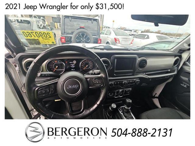 used 2021 Jeep Wrangler Unlimited car, priced at $31,500