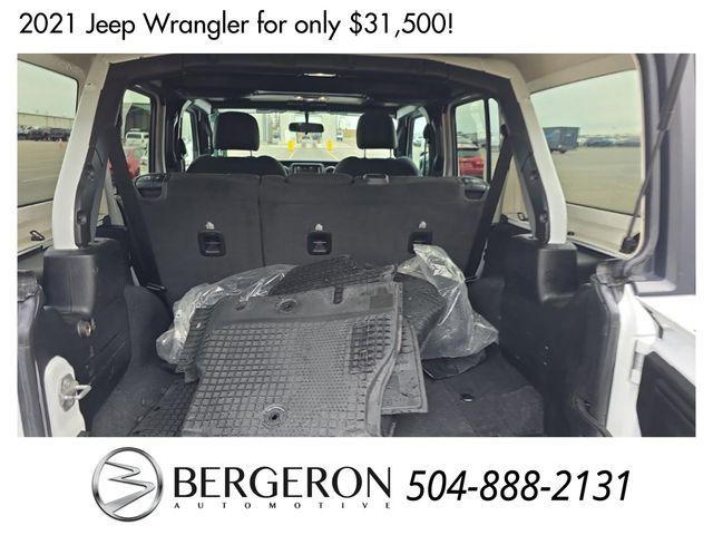 used 2021 Jeep Wrangler Unlimited car, priced at $31,500