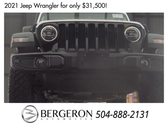 used 2021 Jeep Wrangler Unlimited car, priced at $31,500