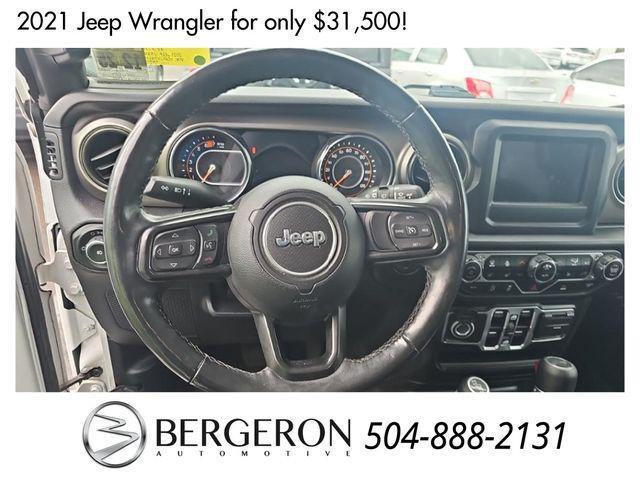 used 2021 Jeep Wrangler Unlimited car, priced at $31,500