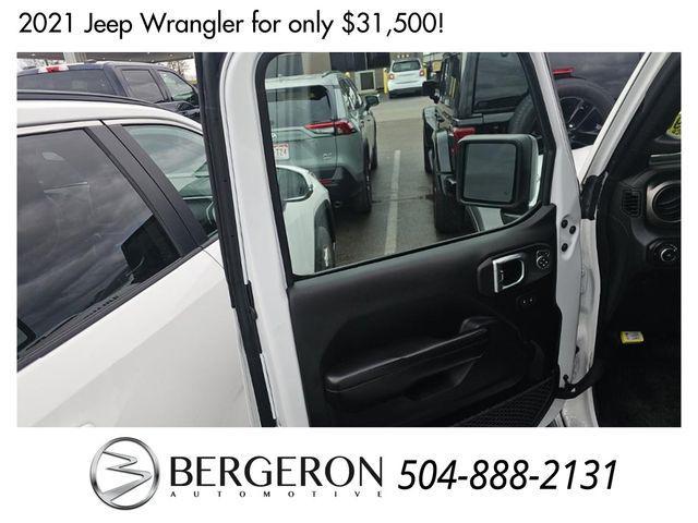 used 2021 Jeep Wrangler Unlimited car, priced at $31,500