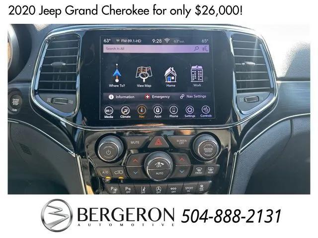 used 2020 Jeep Grand Cherokee car, priced at $26,000