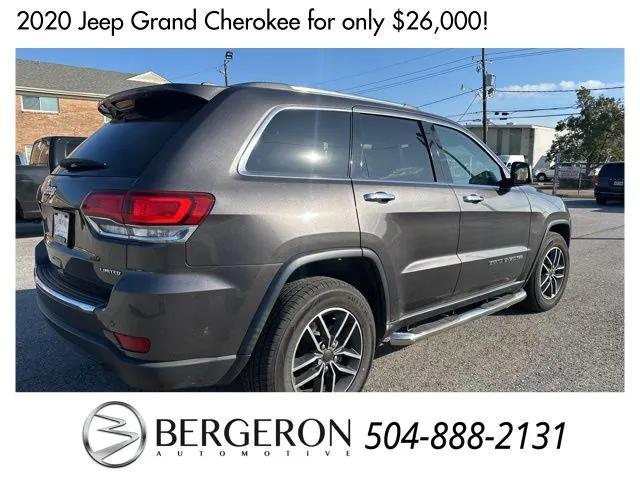 used 2020 Jeep Grand Cherokee car, priced at $26,000