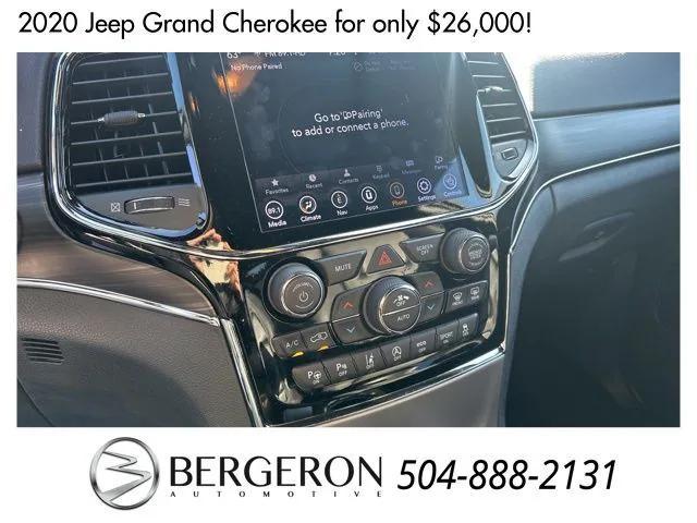 used 2020 Jeep Grand Cherokee car, priced at $26,000