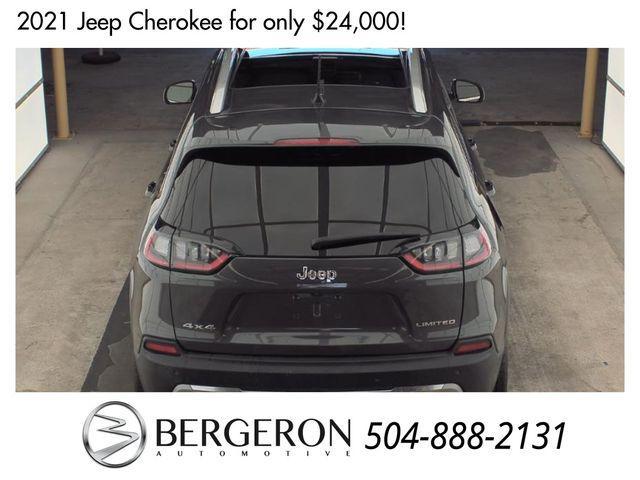 used 2021 Jeep Cherokee car, priced at $24,000