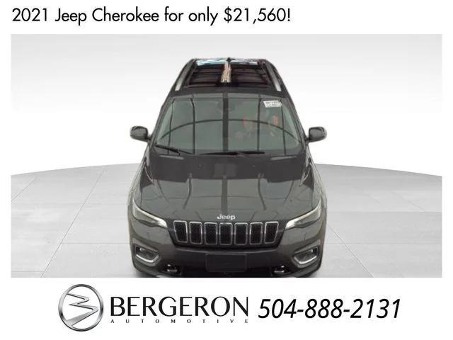 used 2021 Jeep Cherokee car, priced at $21,560