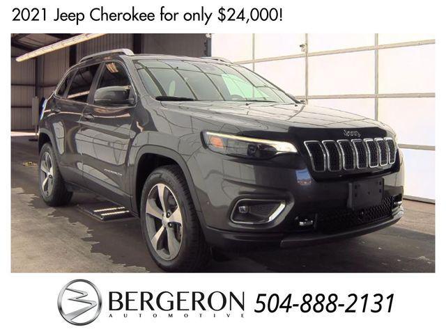 used 2021 Jeep Cherokee car, priced at $24,000