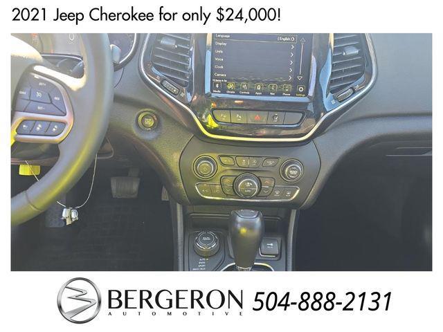 used 2021 Jeep Cherokee car, priced at $24,000