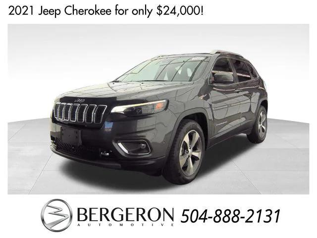 used 2021 Jeep Cherokee car, priced at $24,000